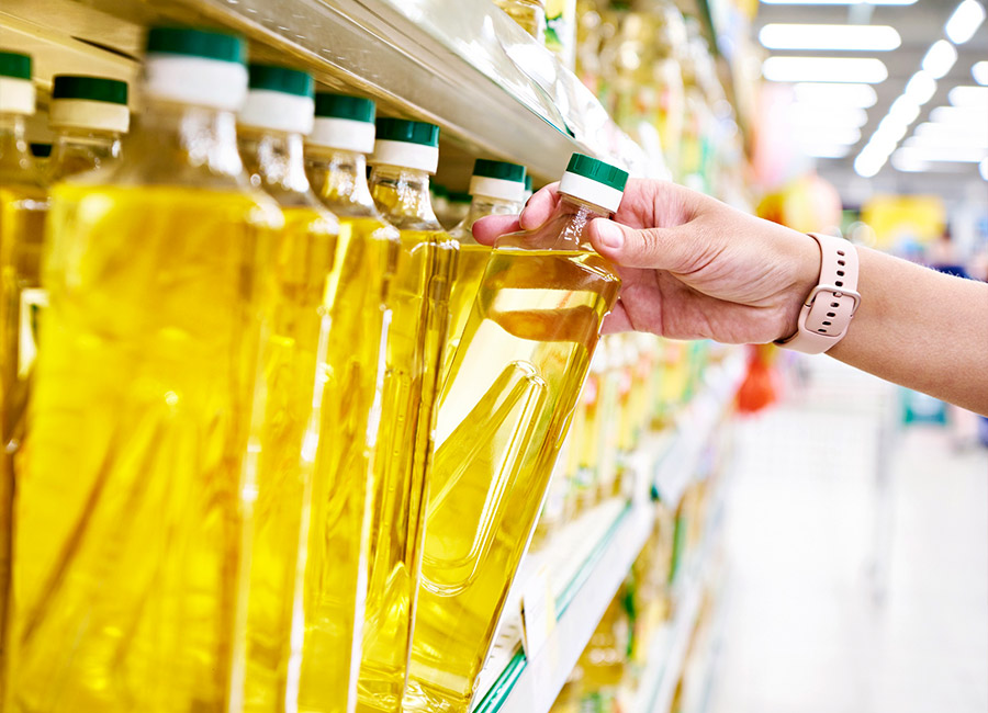 Aceites en supermercado